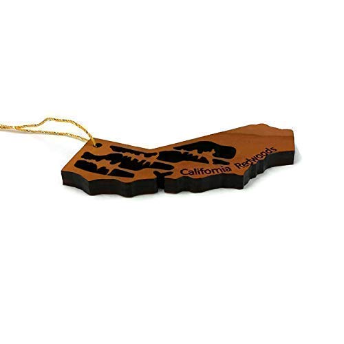 Ornament handcrafted with a light clear finish to pop grain