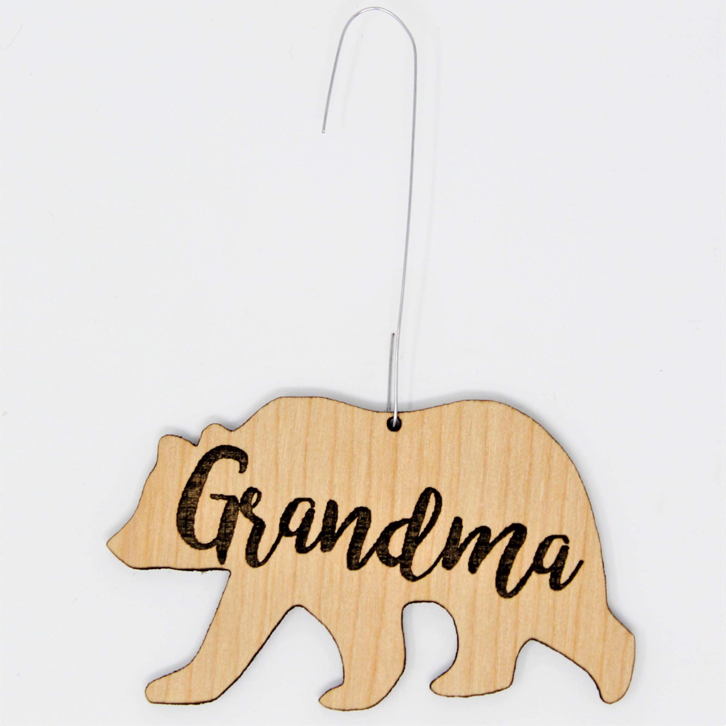 3x2 inch birch wood ornament