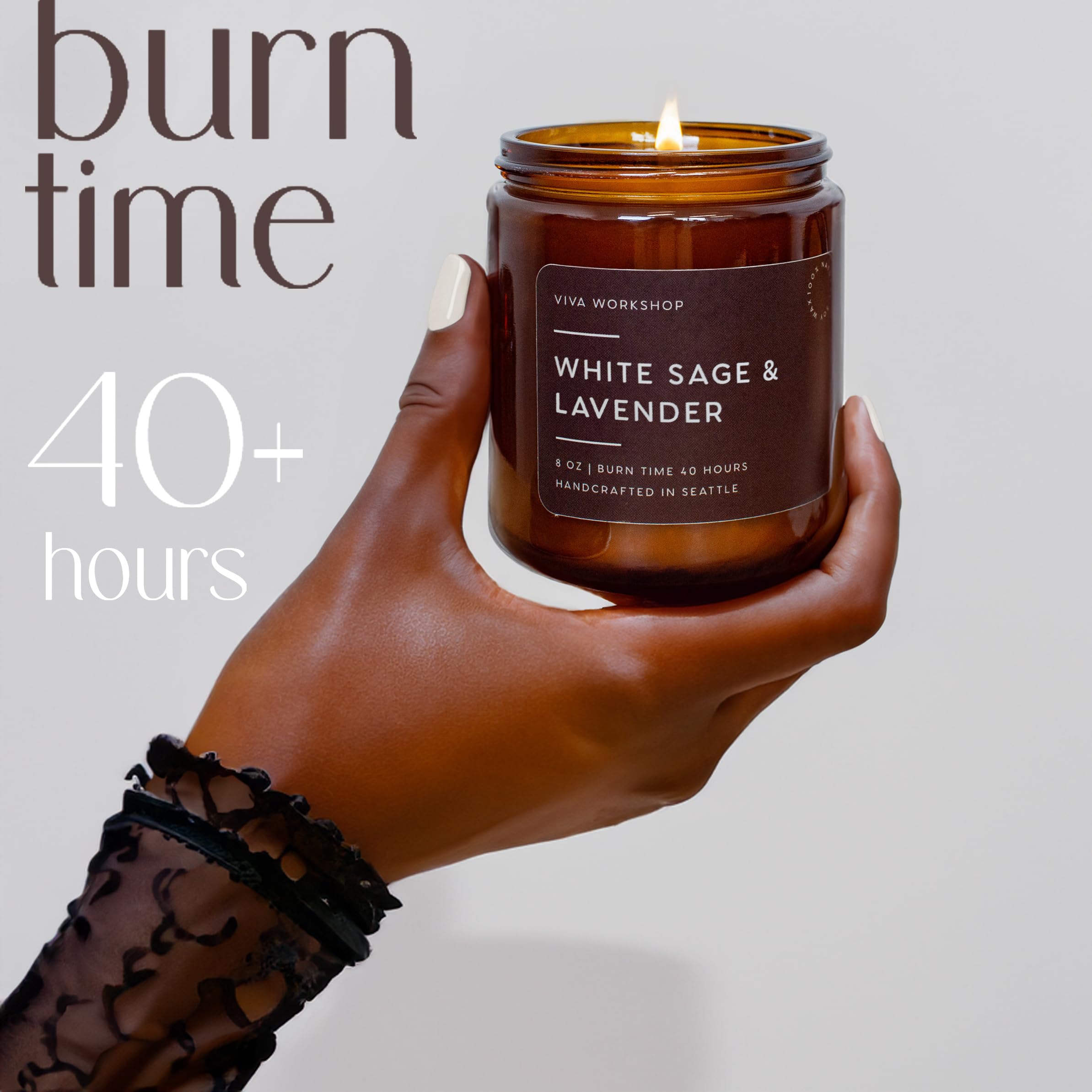 Gift suitable aromatherapy candle for home spa and relaxation