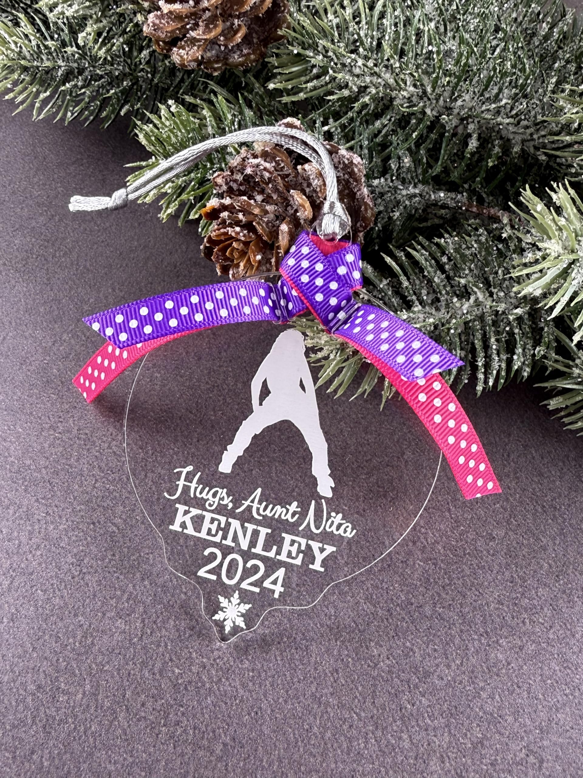 Hip Hop Dancer Ornament acrylic hanging keepsake