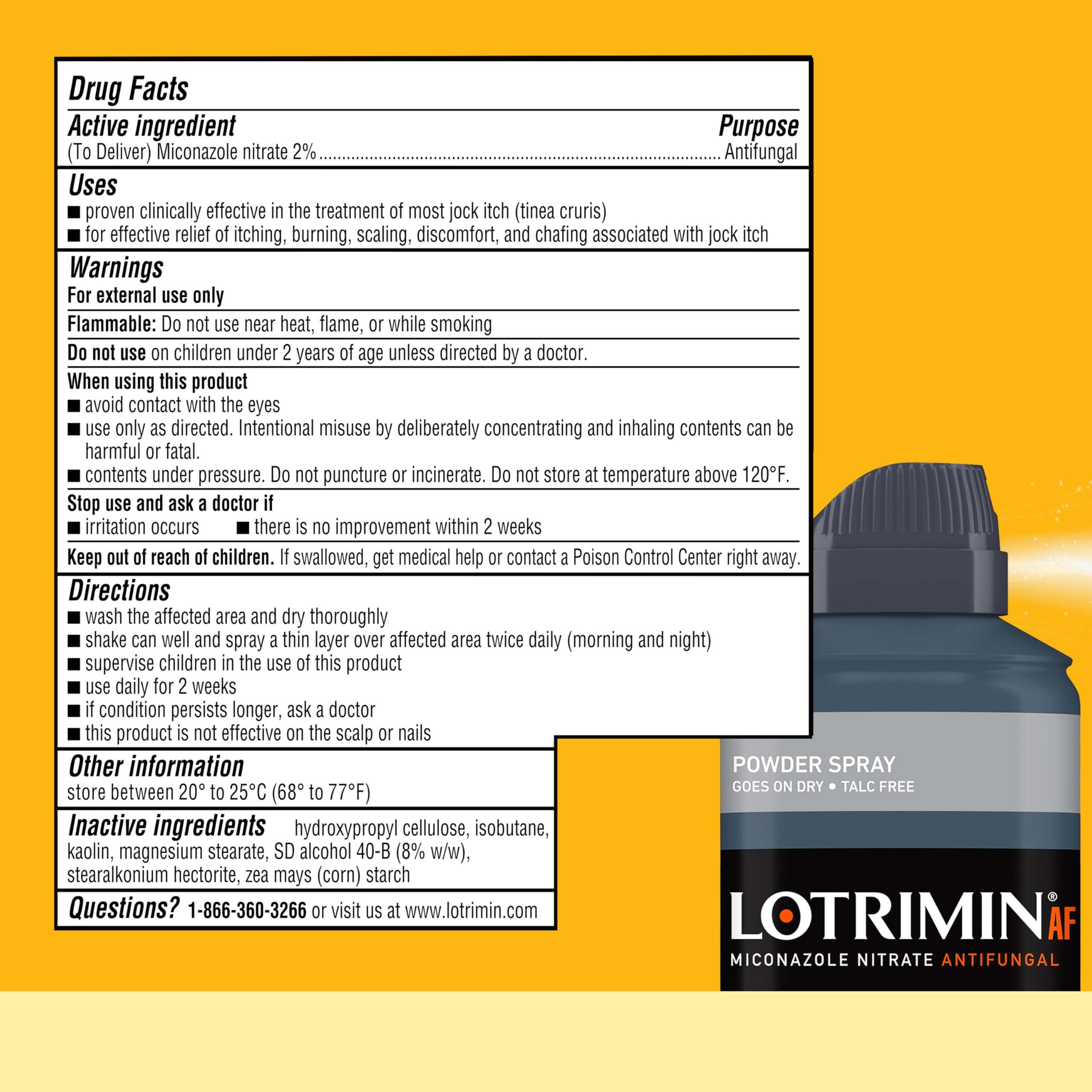 4-6 oz spray can of Lotrimin Jock Itch