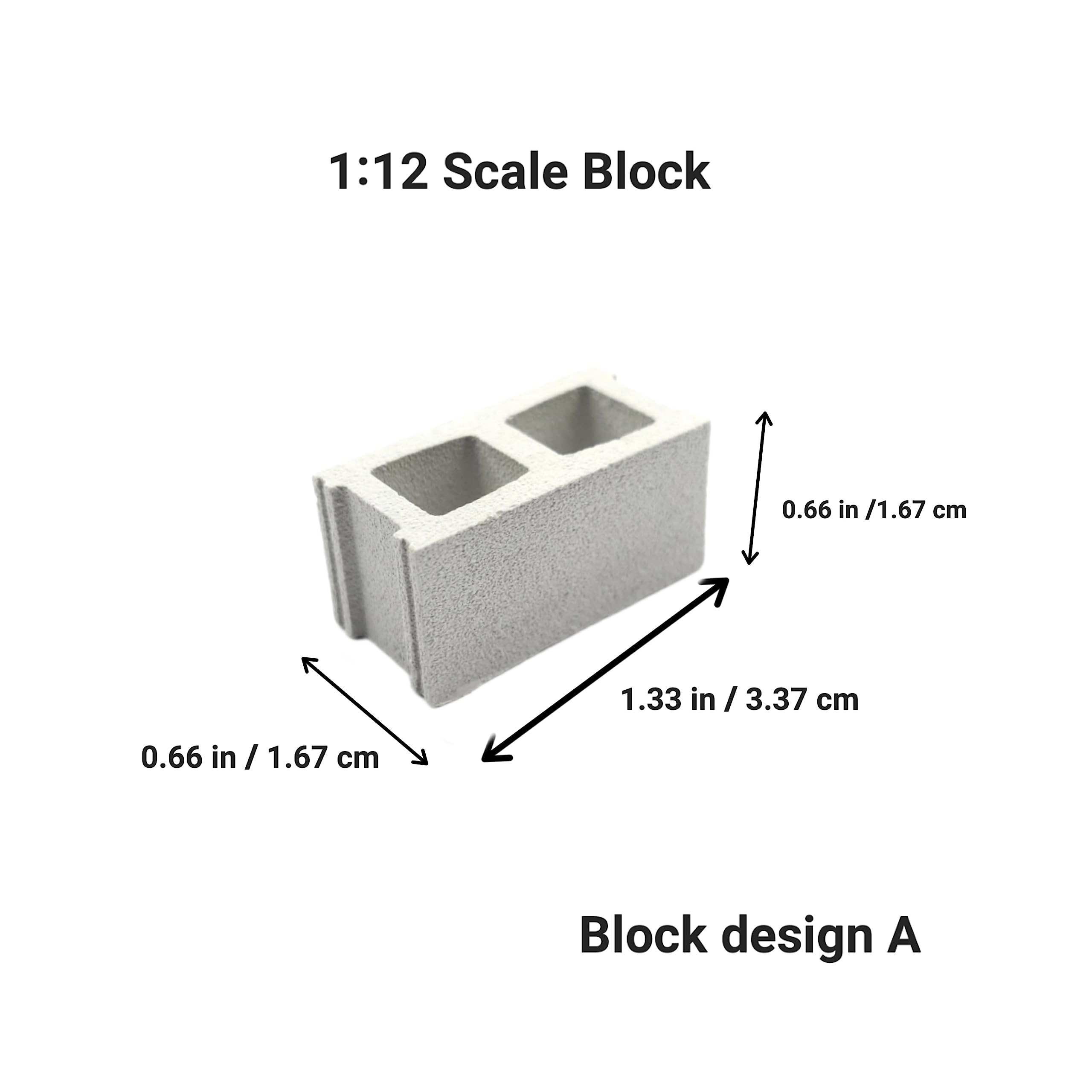 Mold with 4 cavities for miniature blocks silicone