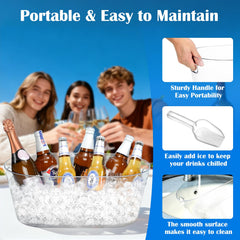 4 gallon beverage tub for beer and cocktails