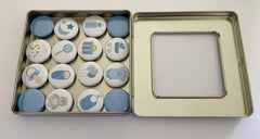 16 strong magnets 1 inch each from Baby Boy 16 Magnet Set