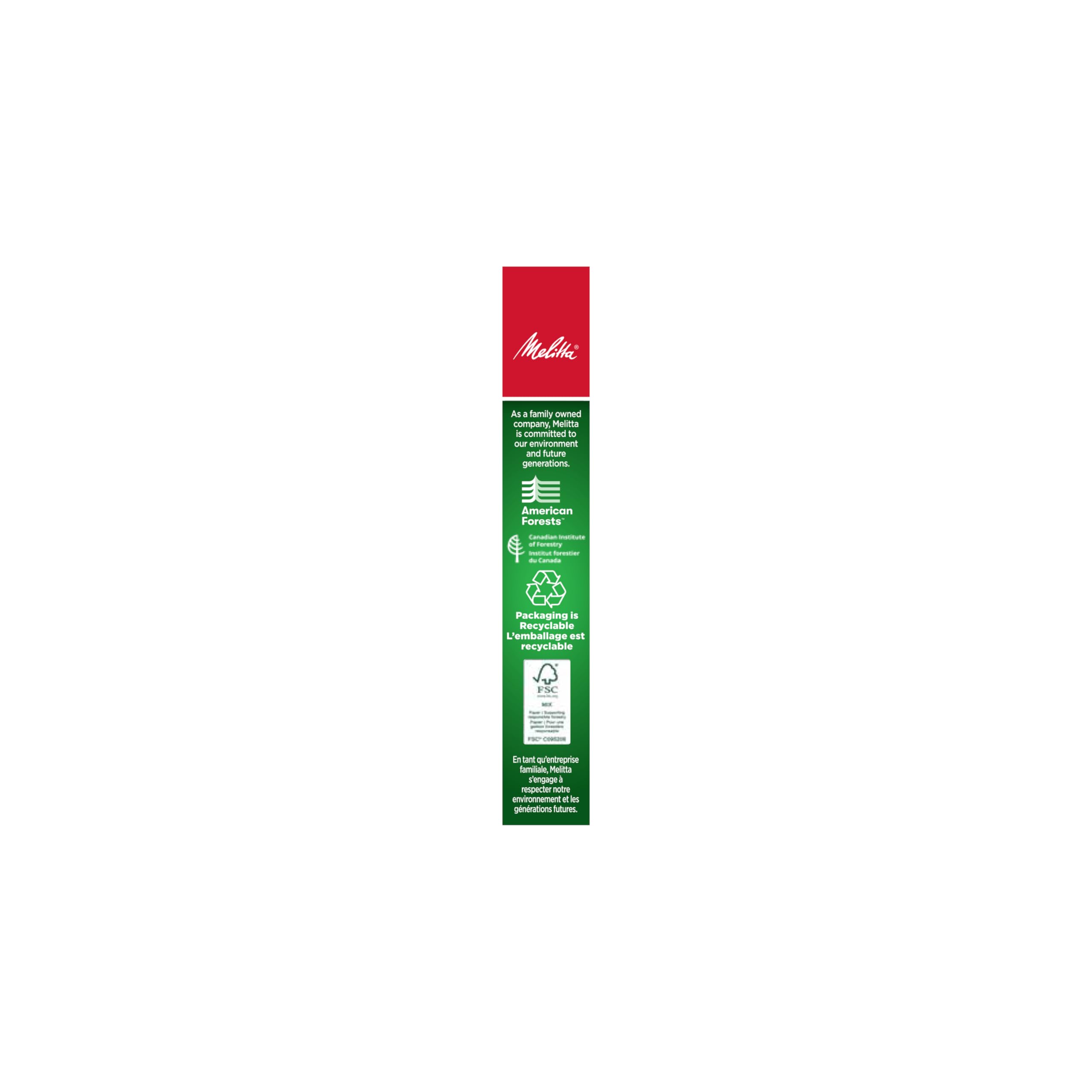 40 count cone filters from Melitta for single cup brewers image