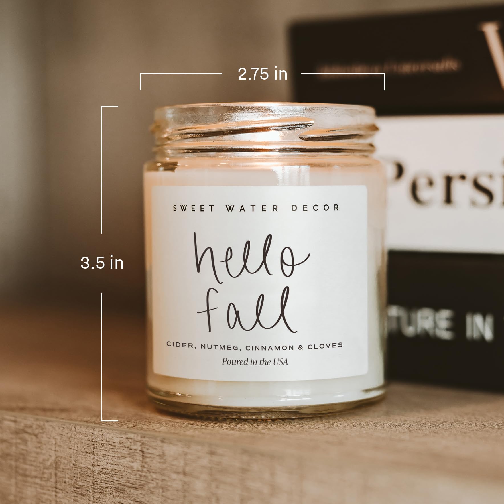 40 hour burn time soy wax candle