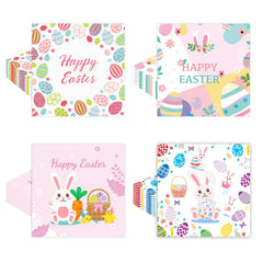 40 pcs Easter Napkins with Purple Bunny Egg Design