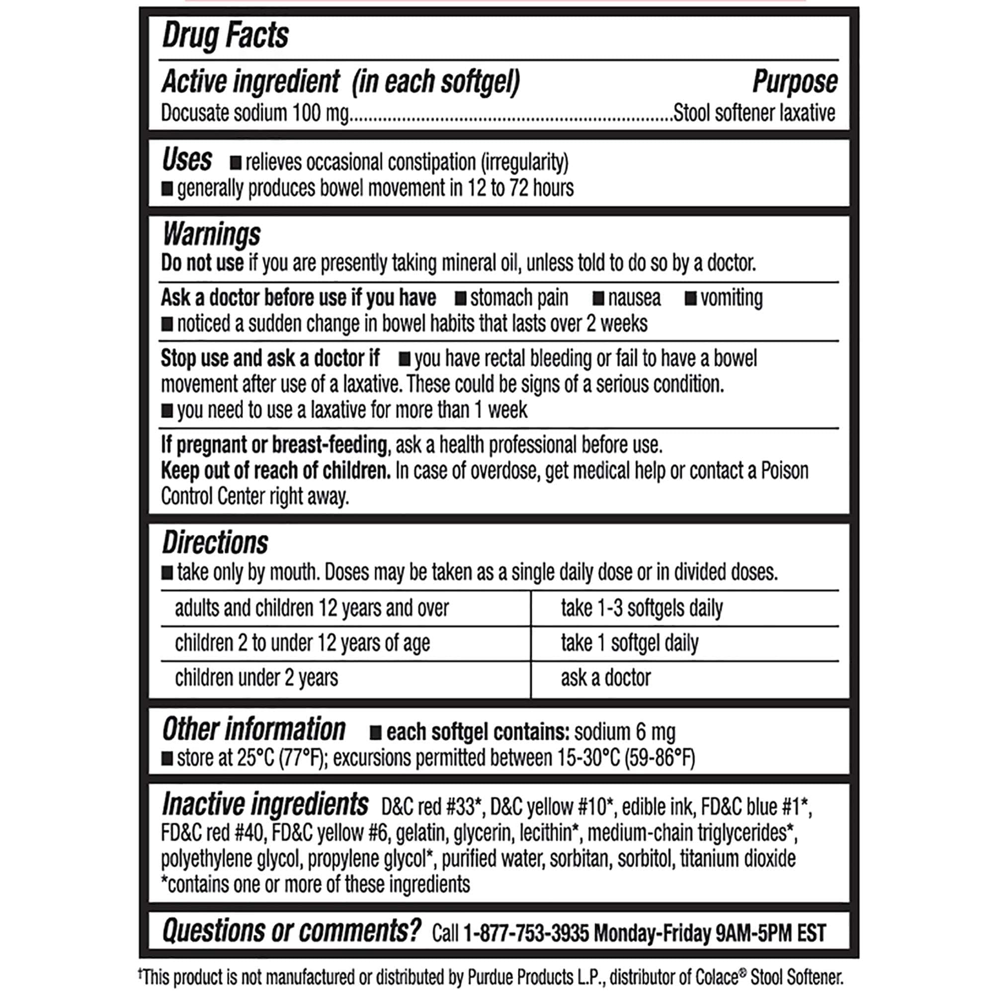 Two boxes value pack of Kirkland stool softener 400 softgels