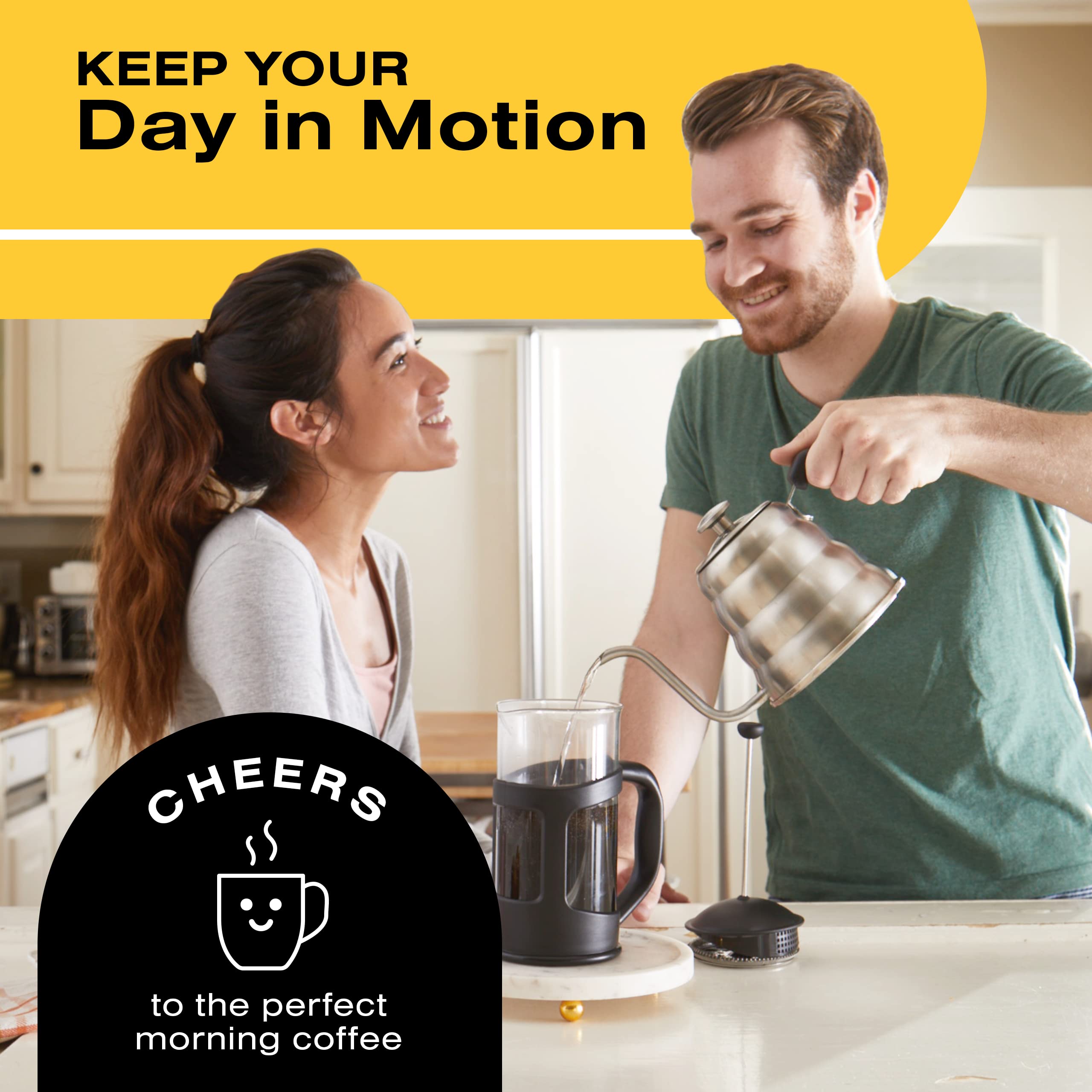 40oz gooseneck kettle ergonomic handle