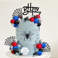 Package contents 42 pieces spider toppers and decorations
