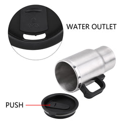 12V cigarette lighter powered travel mug