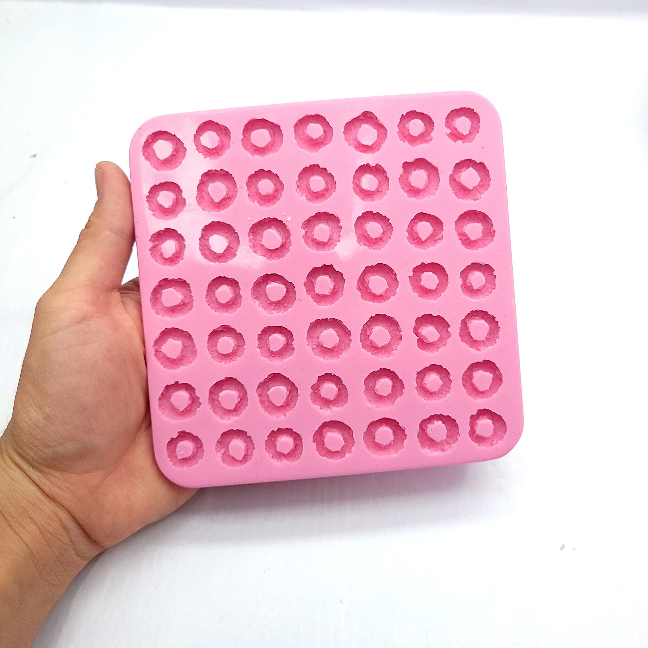 49 cavity cereal ring mold for resin art and decorative crafts