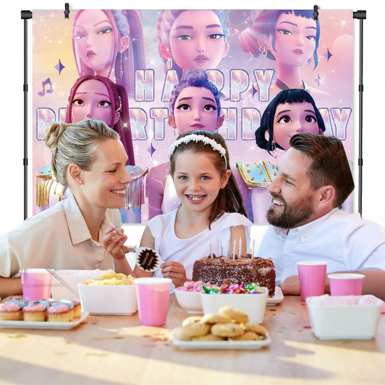 Backdrop for birthday celebrations and themed events