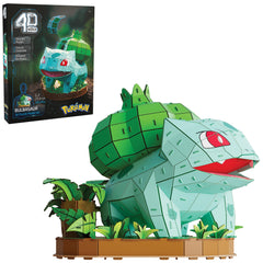 4D Build Pokémon Bulbasaur 3D Puzzle Model Kit packaging and sheets