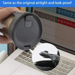 Black silicone replacement stopper for Contigo travel mug 16-24oz