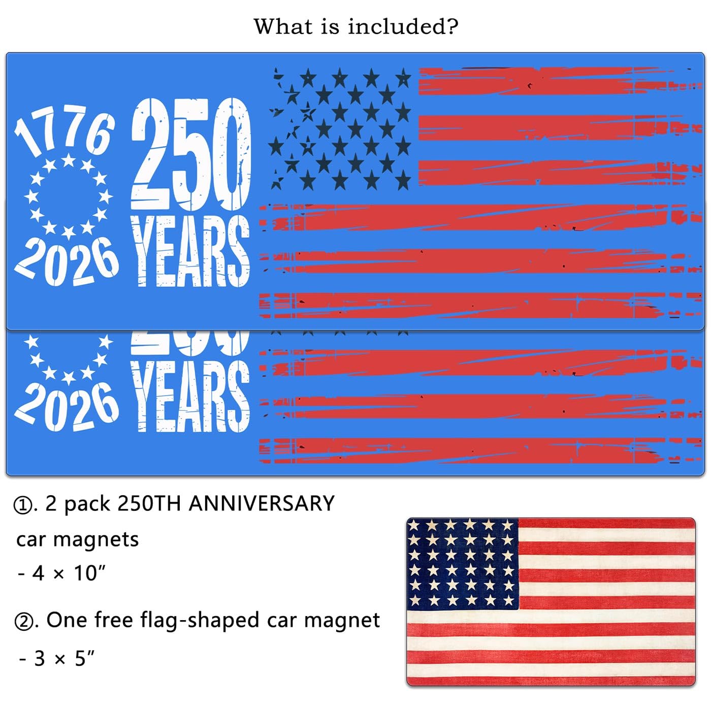 Reflective surface magnets for day and night visibility