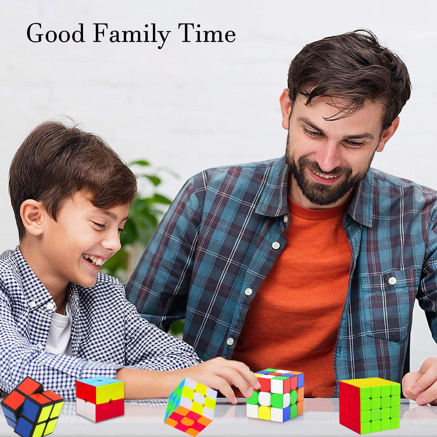 ABS material 4x4x4 puzzle cube Shengshou Black