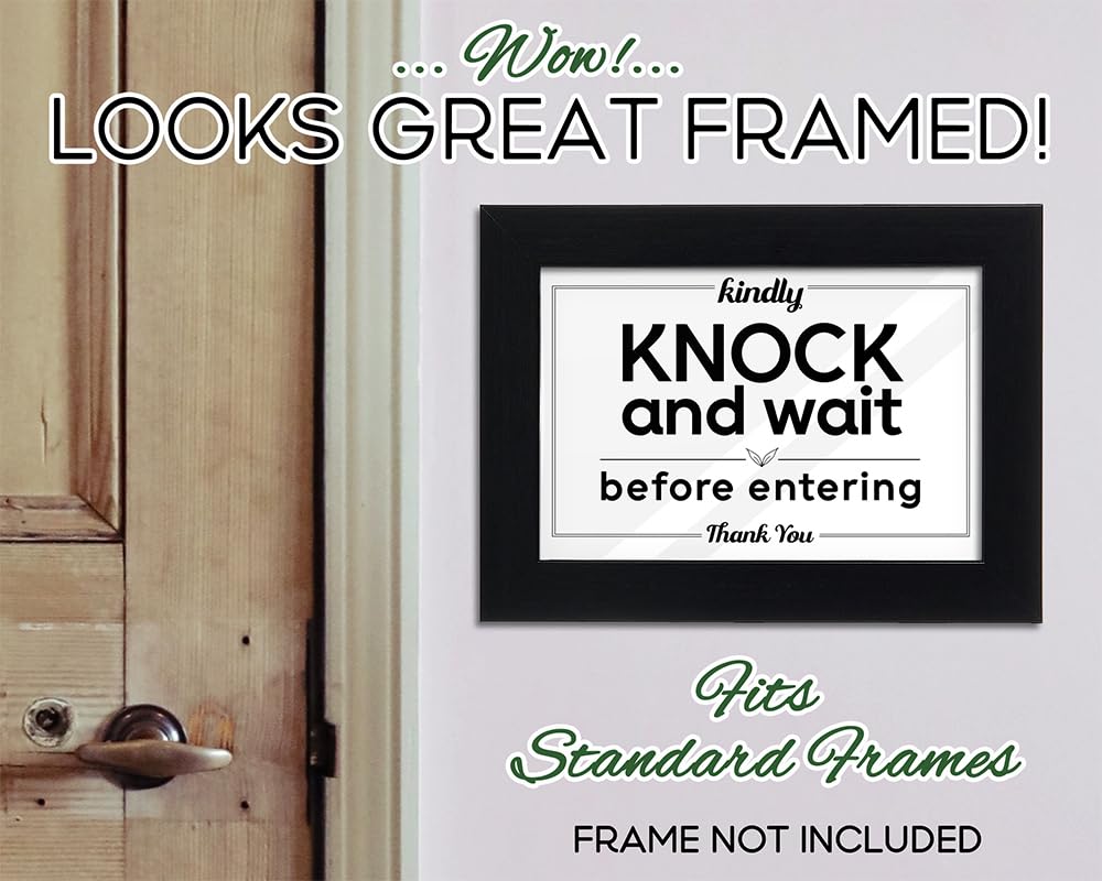 4x6 acrylic sign suitable for doors and entryways