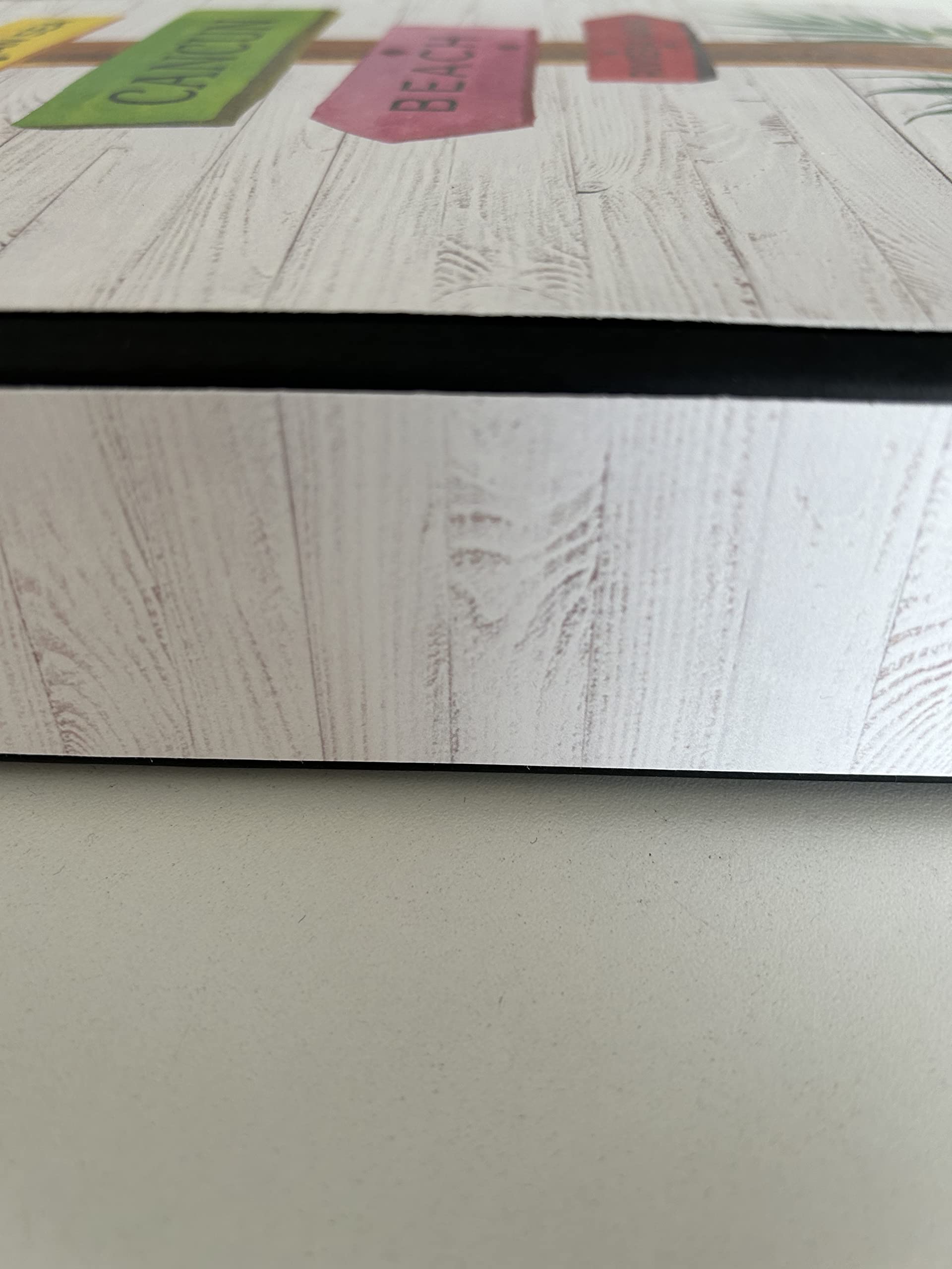 White beach boardwalk style front spine design on cover