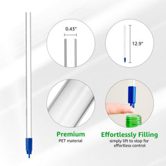 5.5ft silicone tubing visible in kit