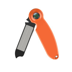 5-inch diamond folding field sharpener compact size