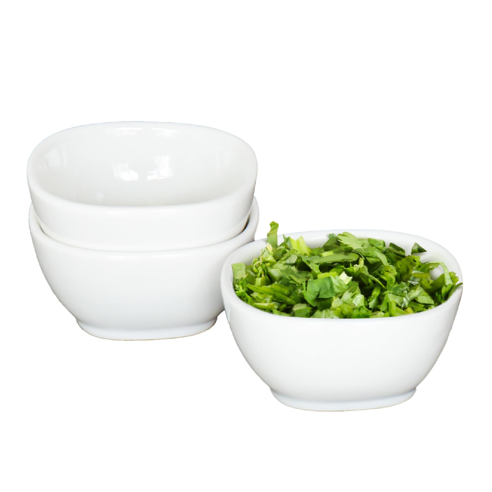5 oz white porcelain bowls 3-pack