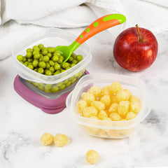 Dishwasher safe BPA-free containers for snacks and meals