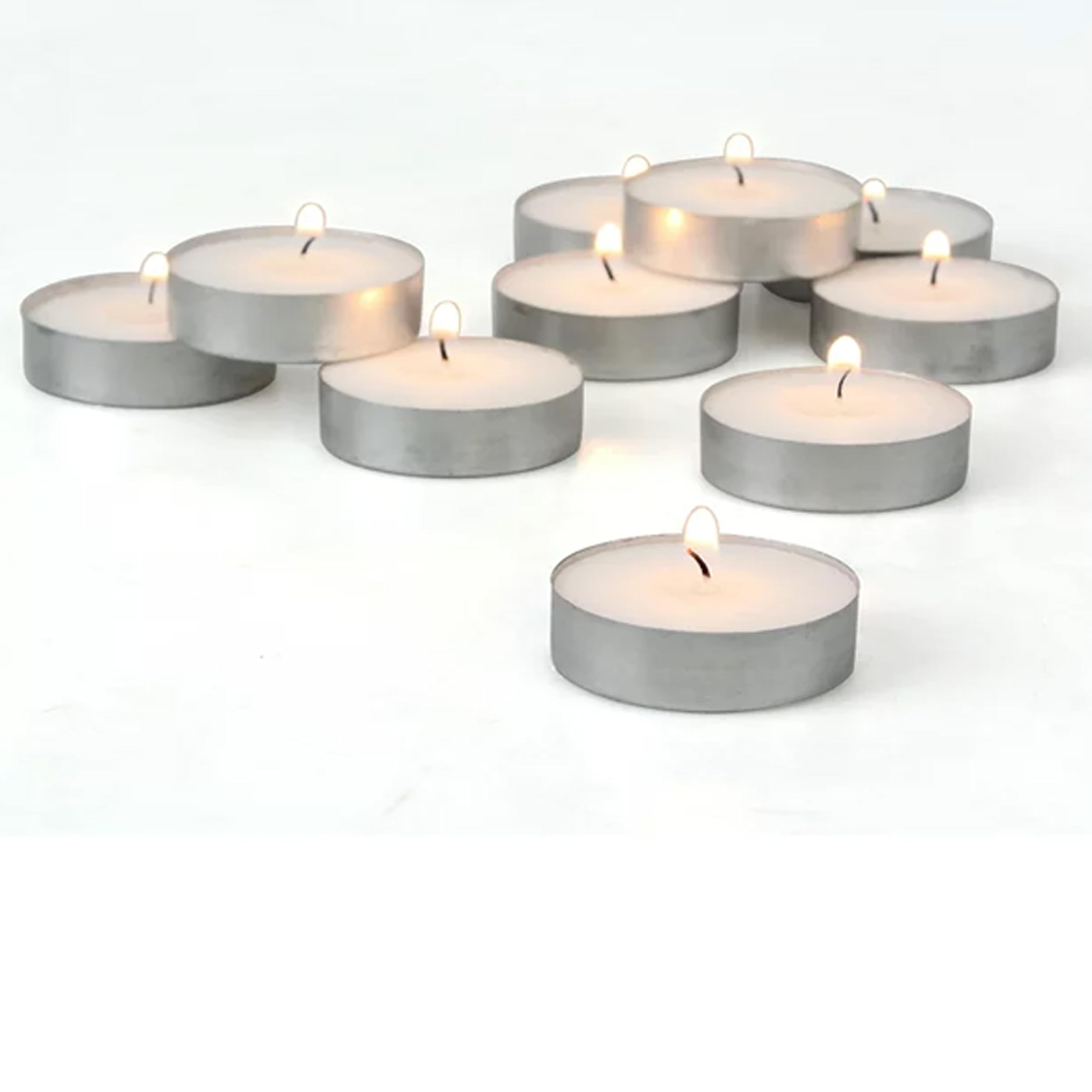 50 pack mini tea lights for on the go use