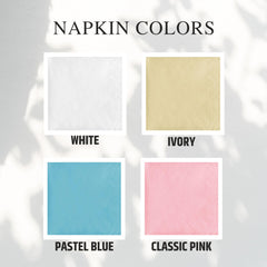Monogram wedding napkins set of 50 5x5