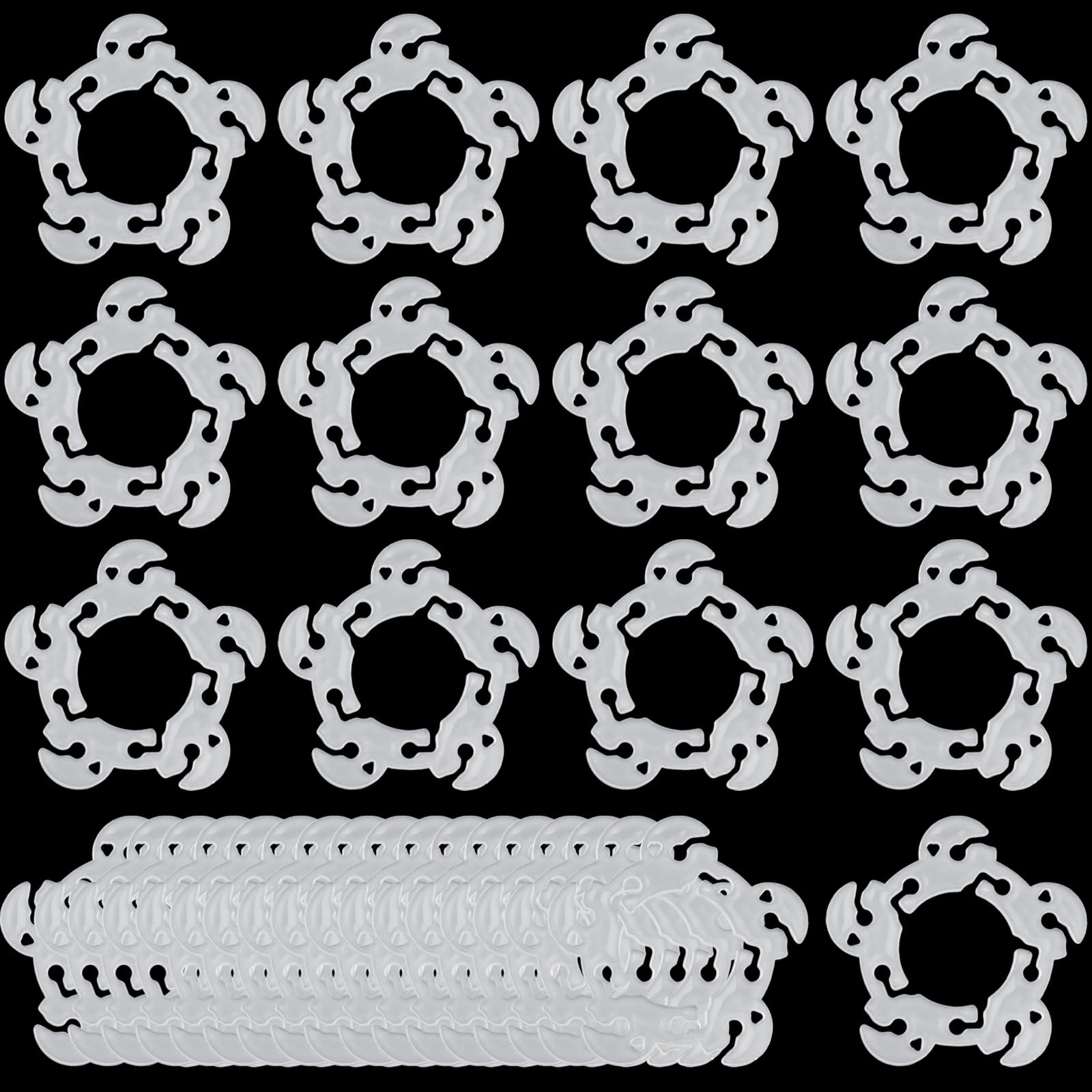 50 piece reusable balloon clips set for decorations