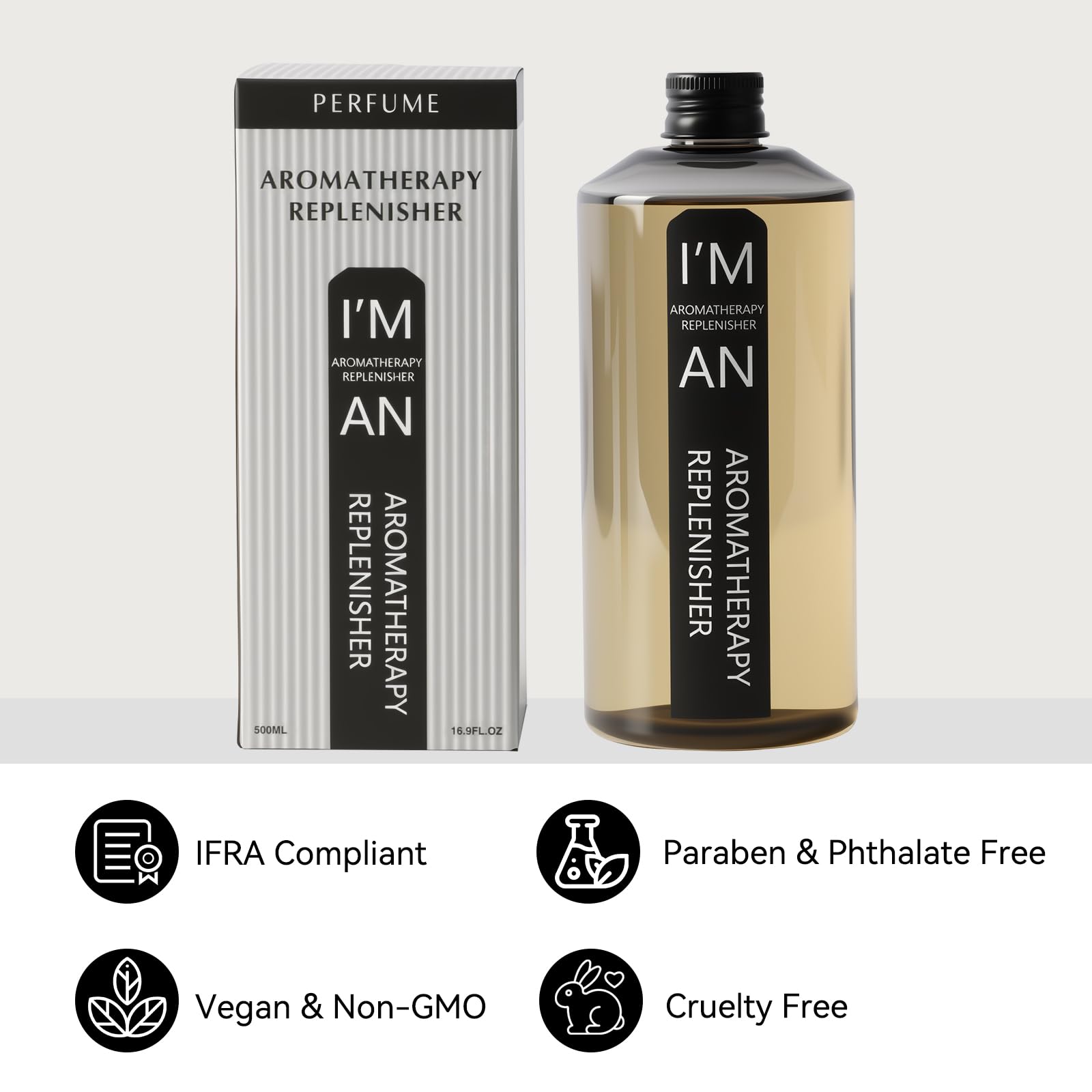 Reed diffuser oil refill Hilton 500ml bottle and cap