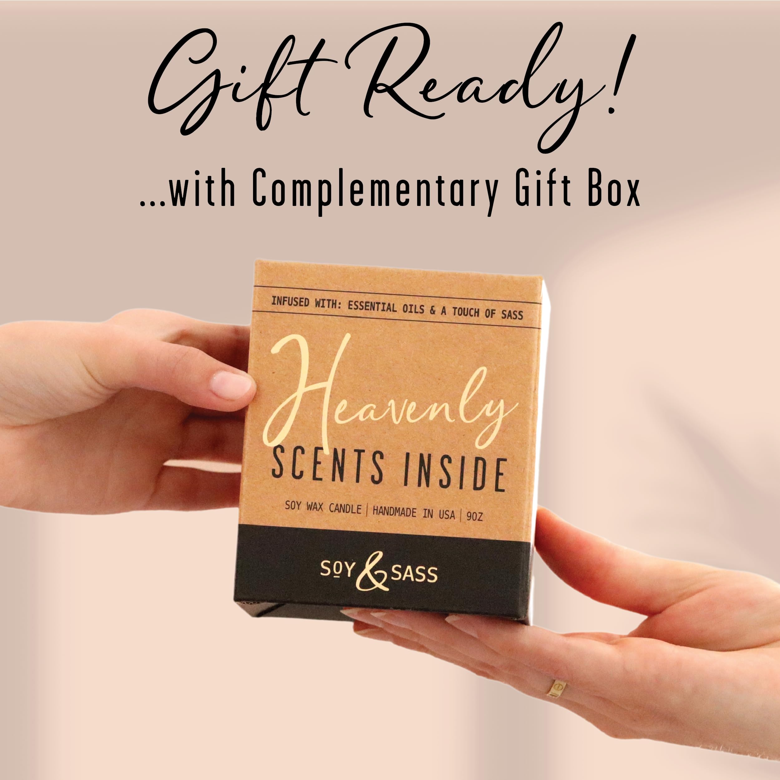 50Hr burn time candle for new mom gifts