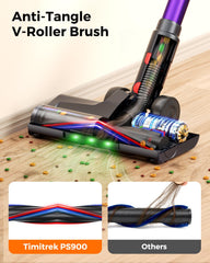 Up to 60 minutes runtime stick vacuum