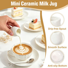 Cream pitcher 50ml ceramic JIABEIUS product image 4x4x5cm