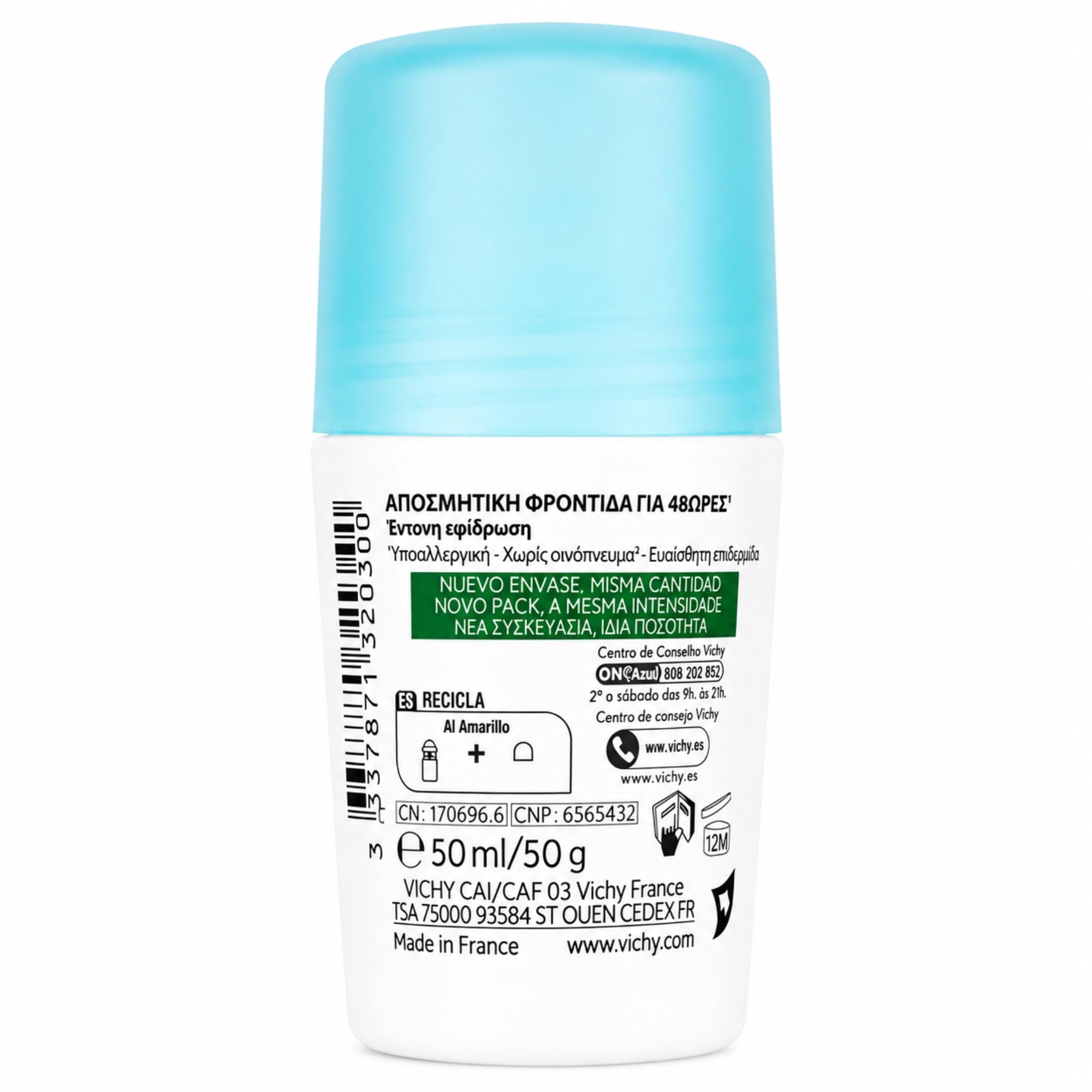 Unisex 50mL Deo roll-on deodorant for men and women
