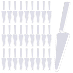 50pcs 9.1 inch plastic disposable cake cutter pack