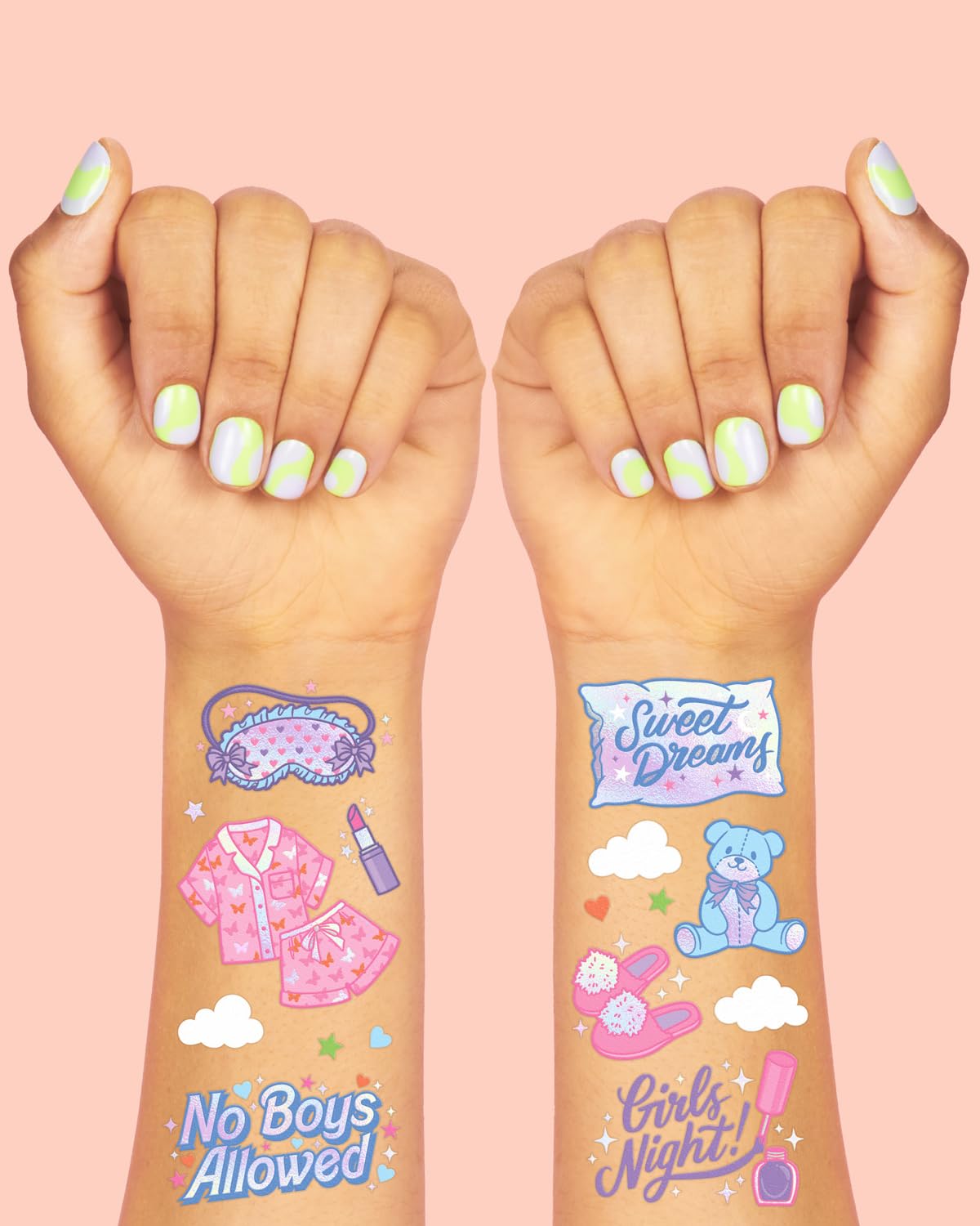 52 design pack for girls birthday sleepover