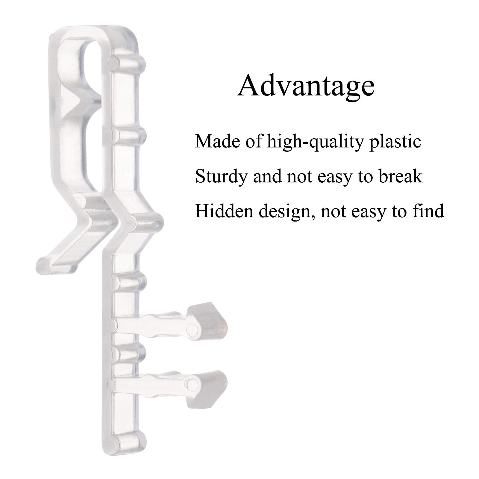 54mm valance clips for horizontal blinds pack of 10