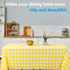 12-pack spring plaid tablecloths for parties
