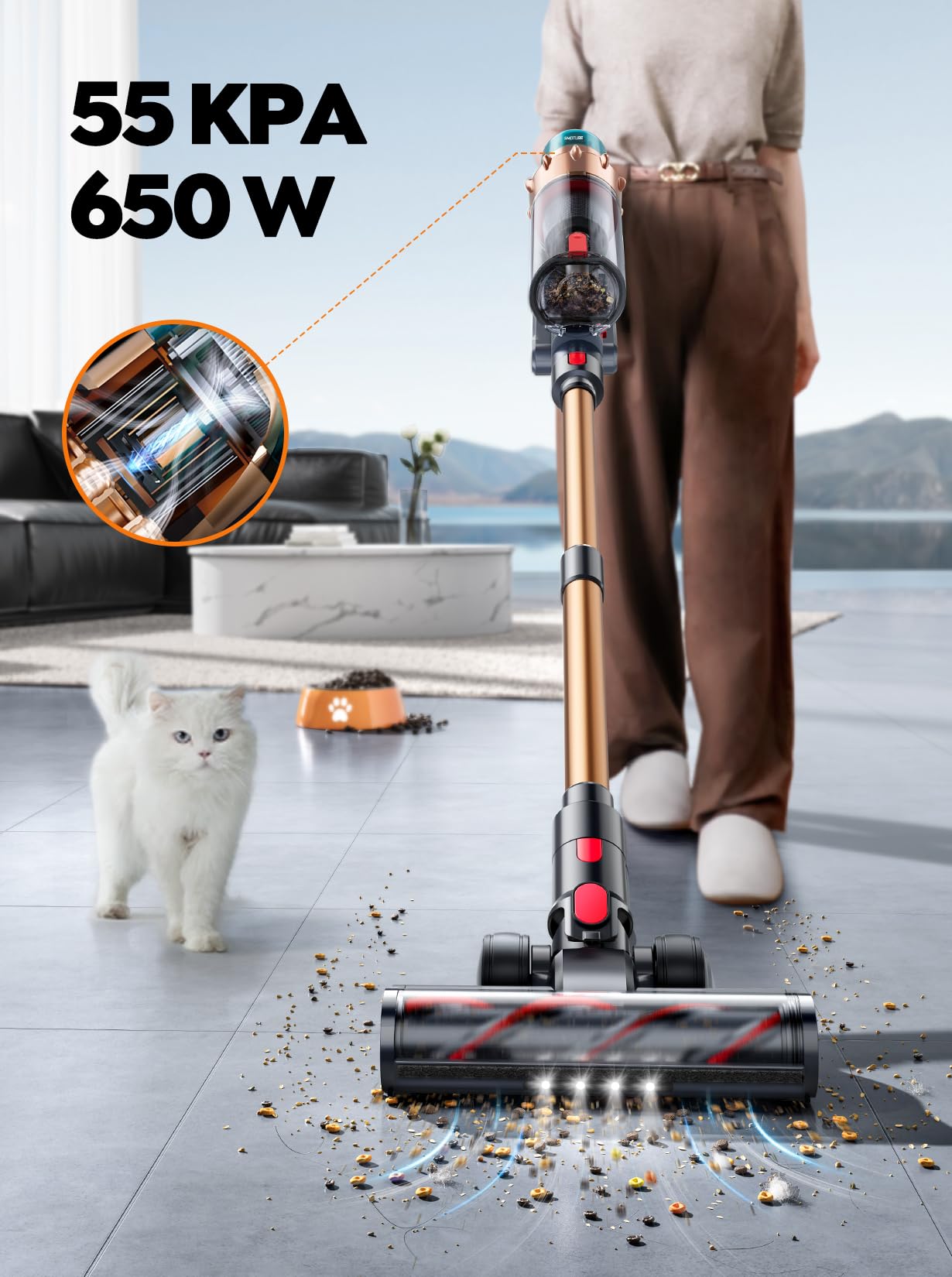 55kpa suction power illustration