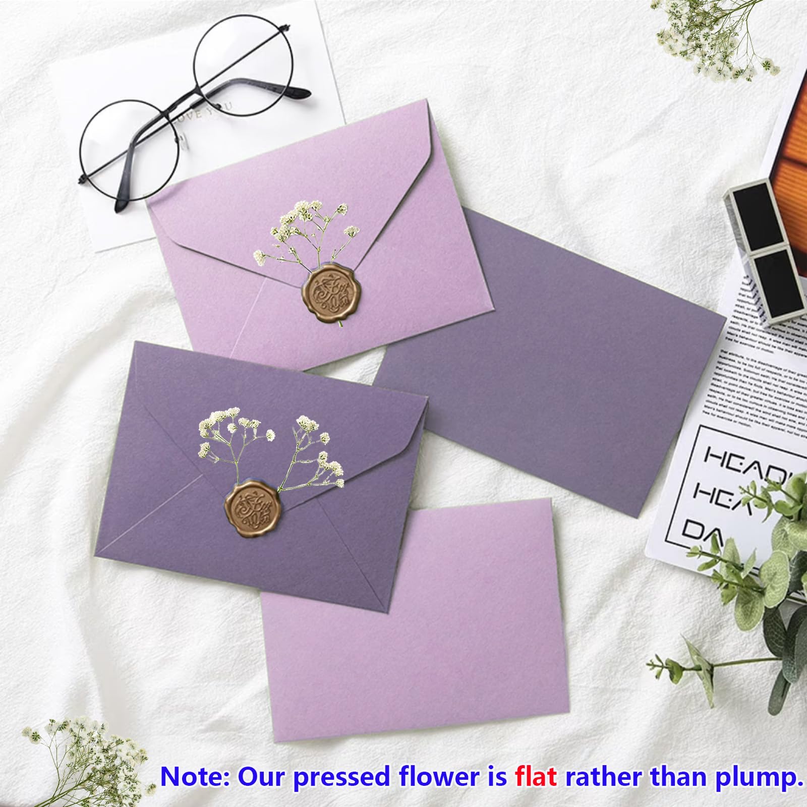 White Babys Breath pressed flowers for wedding decor