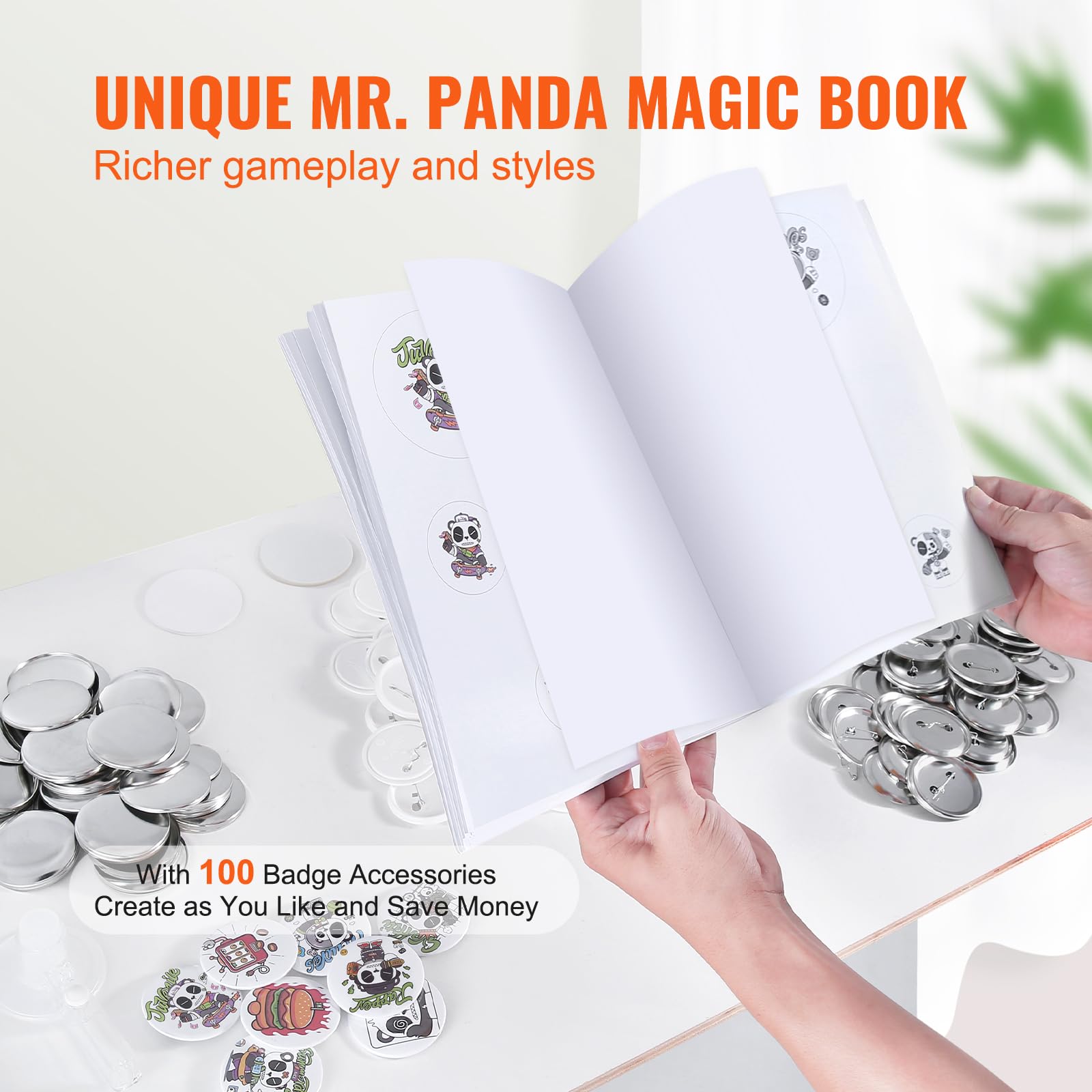 100 transparent films for badge making