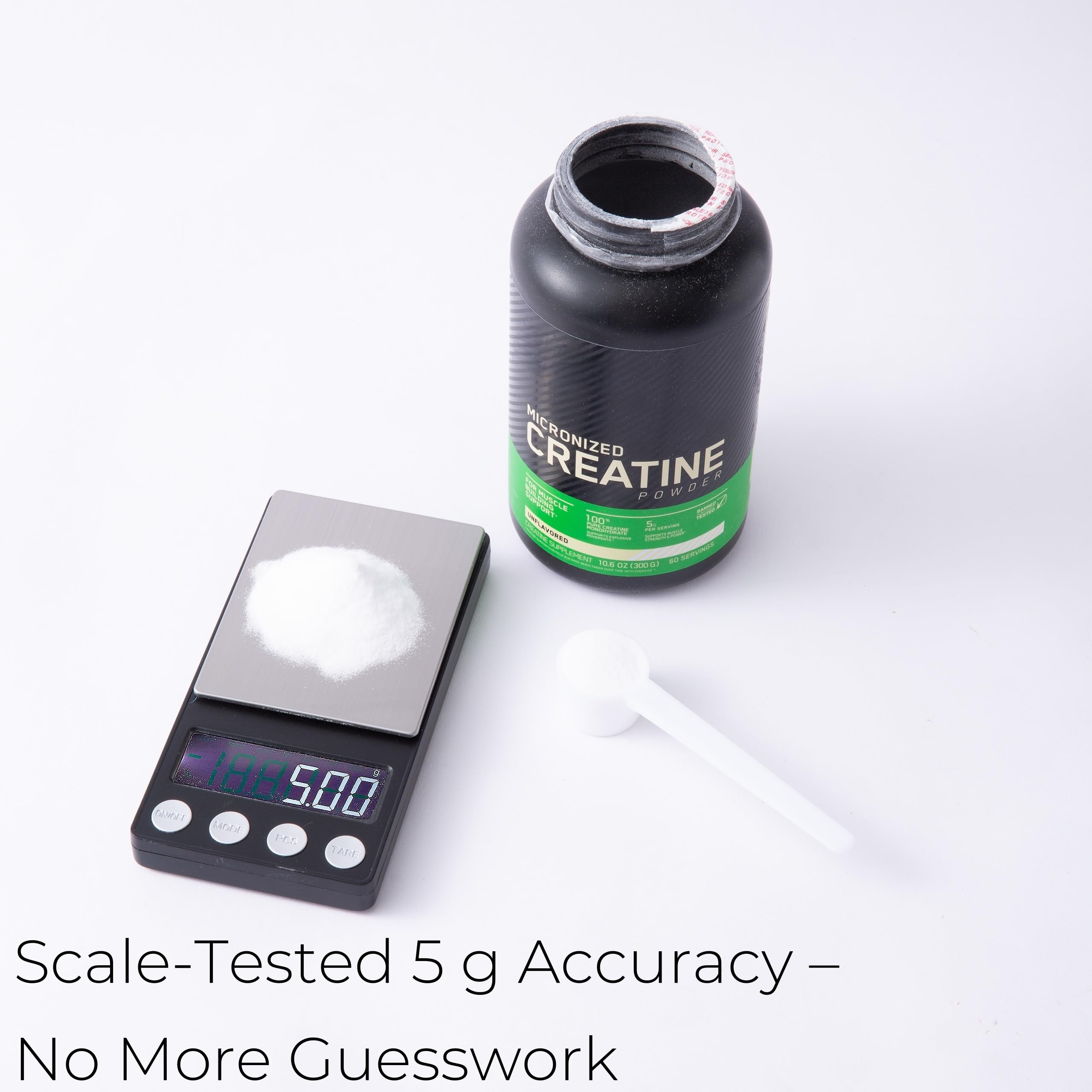 calibrated creatine monohydrate scoop 5g