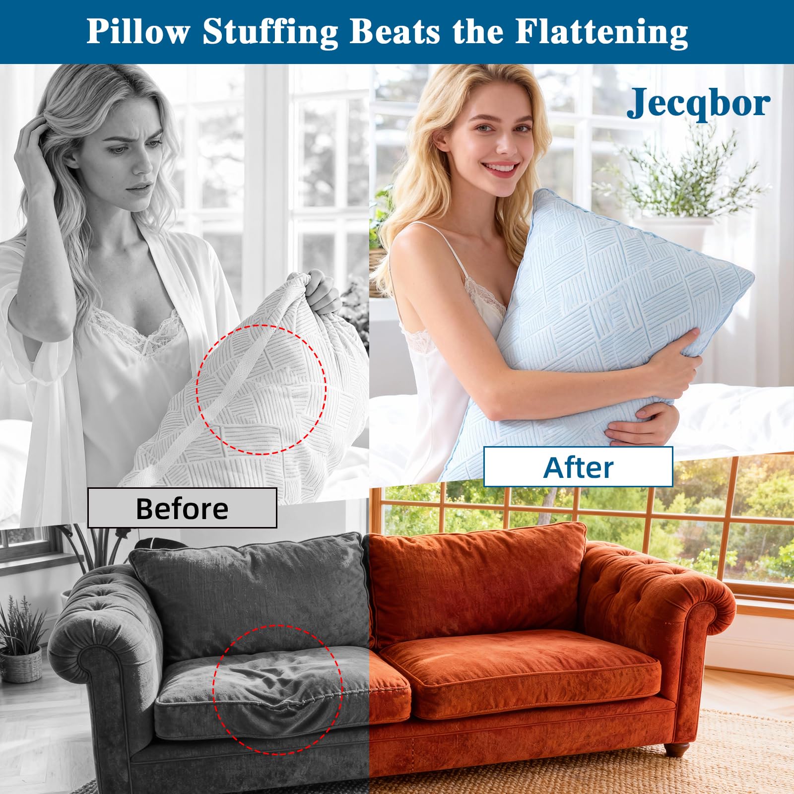 Quilt polyfill stuffing for DIY decor by Jecqbor