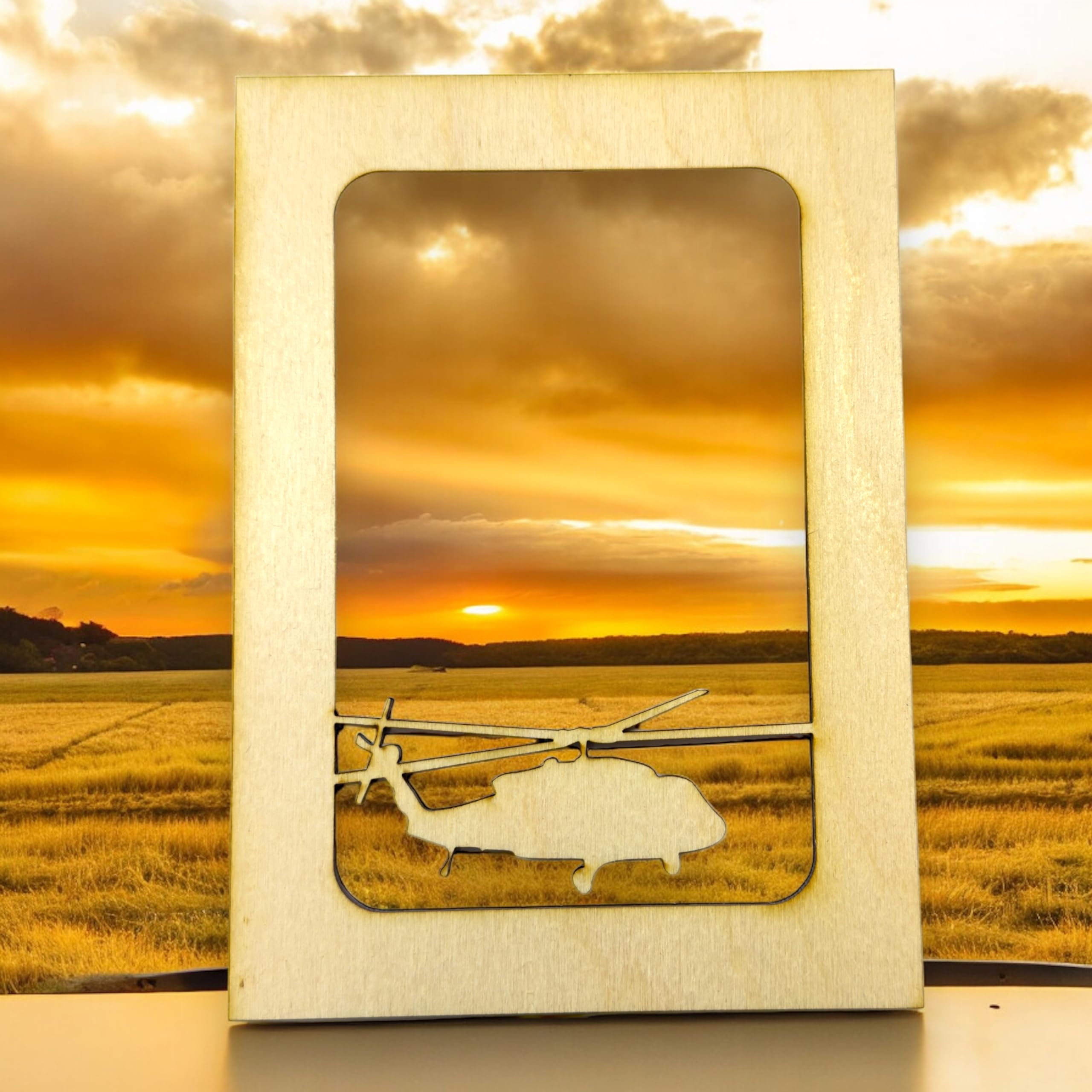 Vertical 5X7 photo frame insert Baltic Birch