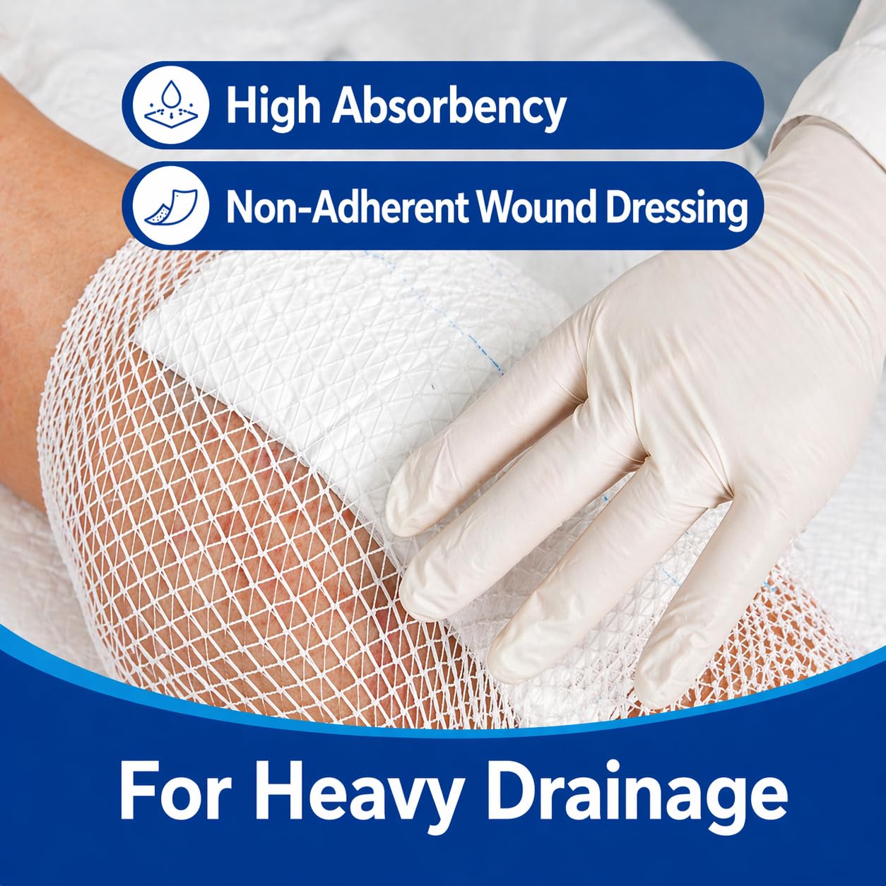 Individually wrapped 5x9 abdominal pad Vakly