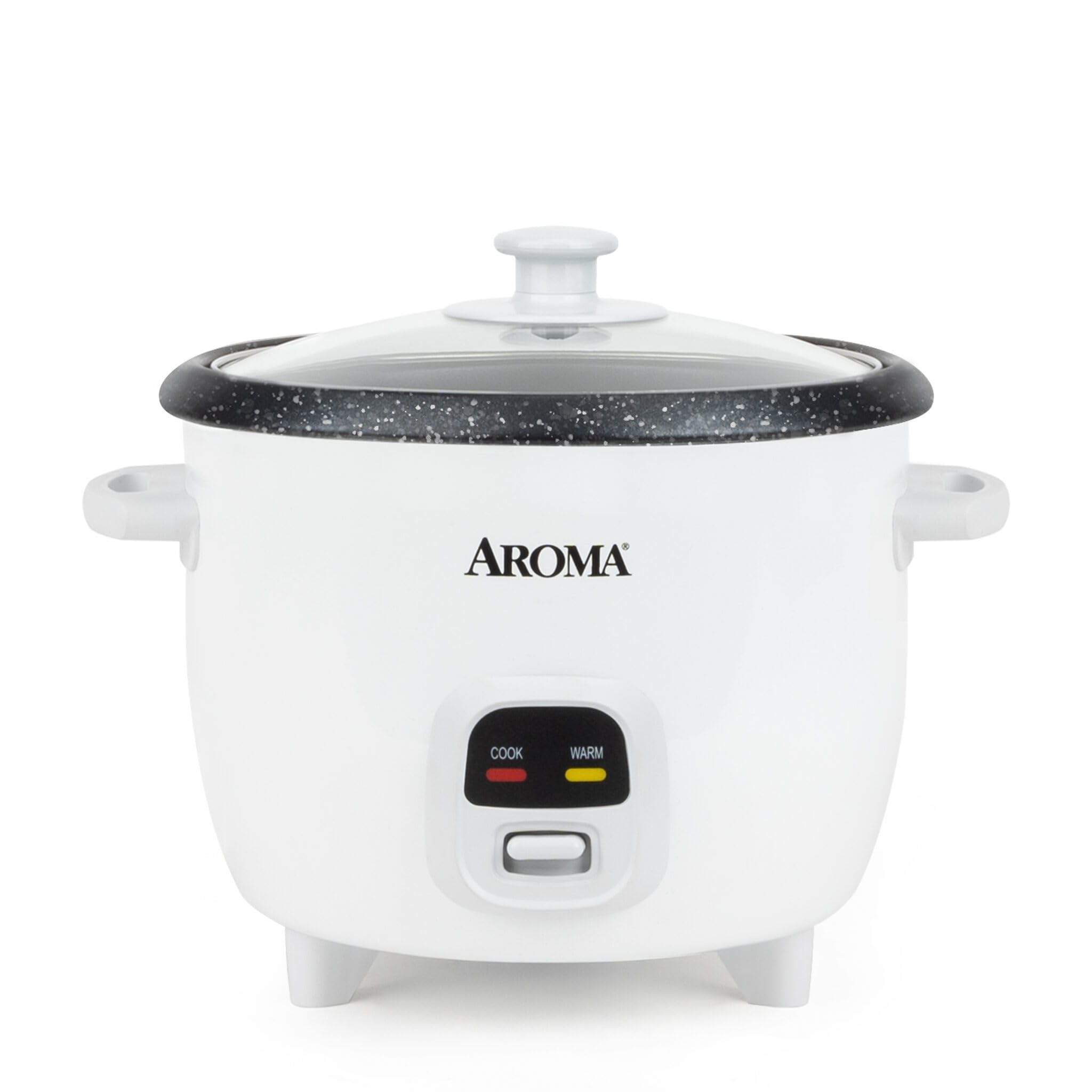 6-Cup cooked rice & grain cooker Renewed with glass lid