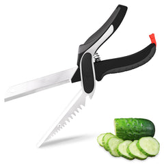 6-in-1 Cutting Board Scissors heavy duty kitchen shears with cutting board