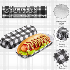 Hot dog trays outer diameter 17cm inner 14cm