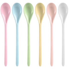 Six piece melamine long spoons set packaging